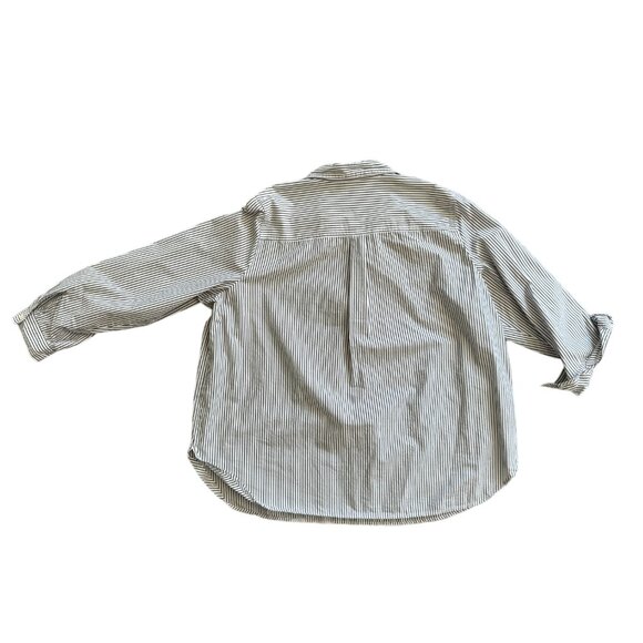 J. Crew Factory Black and White Striped Top - Picture 4 of 10